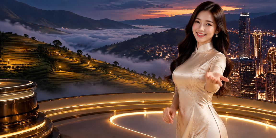Người chơi cá cược thể thao tại Sapa với trang phục truyền thống Áo dài